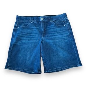 Democracy “Ab” Solution Bermuda Medium Wash Shorts Stretch B471X0l8 Women’s 14